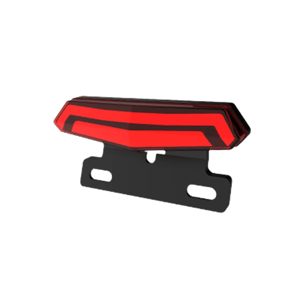 

6 Pin Tail Light for Electric Bike Featuring ABS PC Build IPX4 Waterproof Brake Light and Turn Signal for Secure Riding