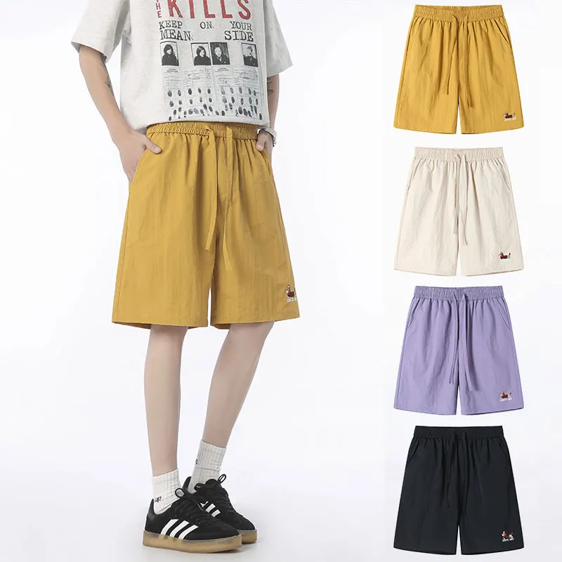 shorts-masculinos-de-verao-para-skate-fitness-ao-ar-livre-soltos-respiraveis-estampados-esportivos-para-treino-com-cordao-casuais