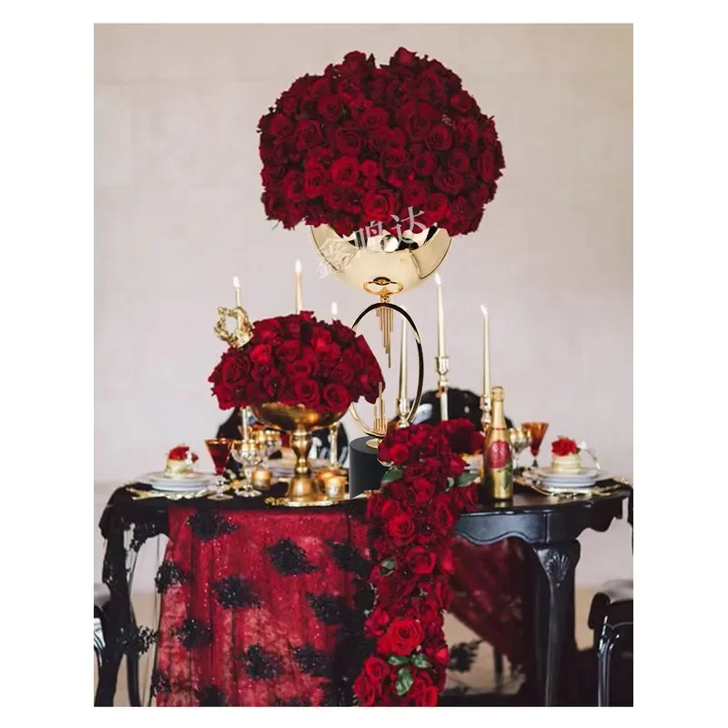 Wedding Decorations Centerpieces Table Decor for Reception Party Event Floral Arrangement Supplies Elegant Tabletop Ornament