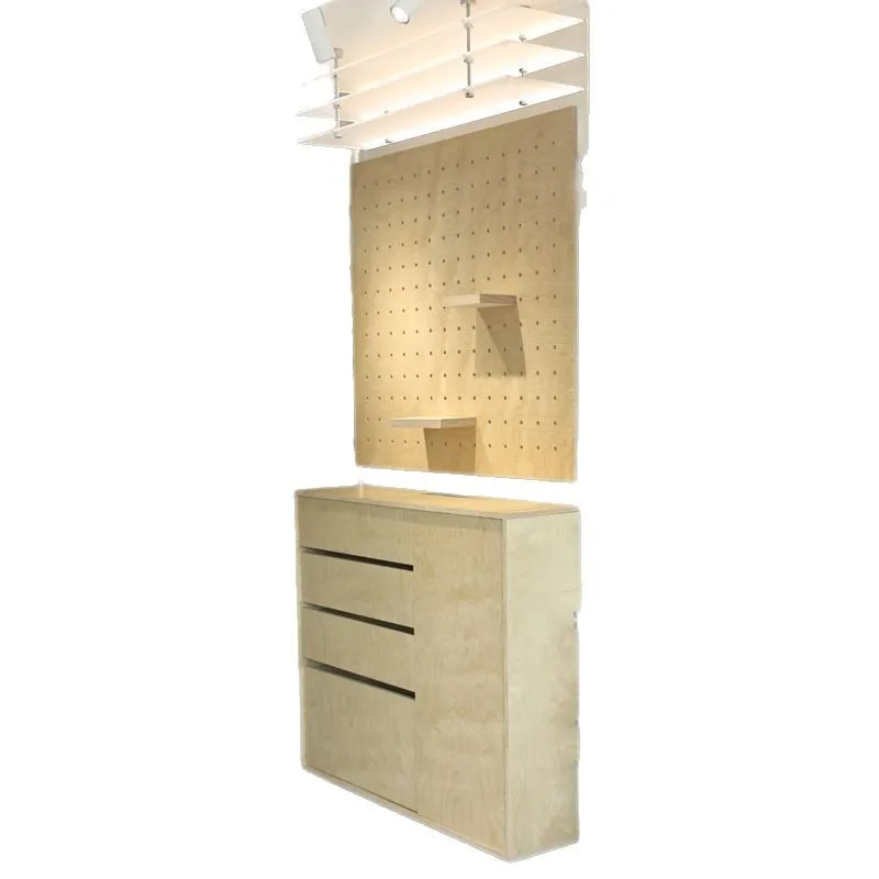 

Nordic, solid wood, side cabinet, high-end, simple, storage