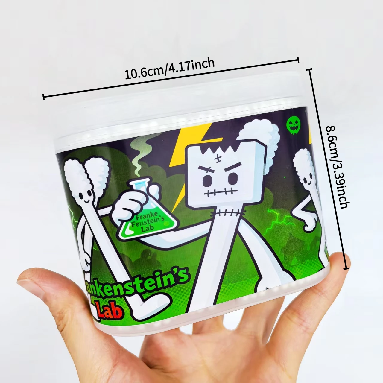 600 قطعة من مسحات القطن على شكل عمود رفيع برأسين بنمط مختبر، أعواد قطنية للتنظيف اليومي