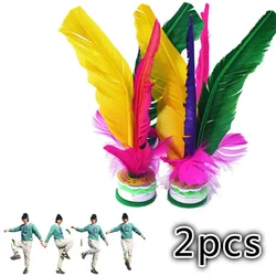 Volante de plumas de ganso para ejercicio físico, entretenimiento de Fitness, 2 piezas, China