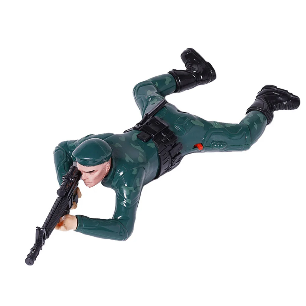 

Learn to Crawl Electric Reptile Figure Toy Child Children’s Toys Special Forces Statue 34X14CM Plastic Soldier