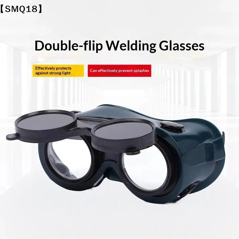 Welding Glasses Work Safety Eye Protecting Goggles Anti Splash Wind Dust Proof For Lab Industrial Paint Use【SMQ】