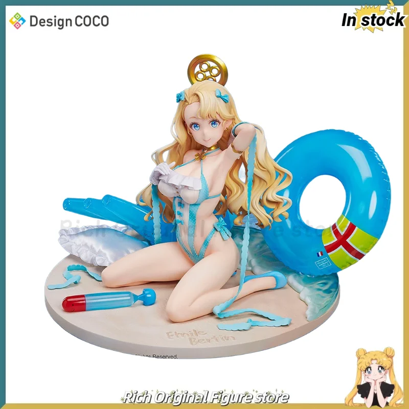 

【In Stock】Original Design COCO Azur Lane FFNF Émile Bertin Swimsuit Blue Coast Model Ornaments Figures Toys