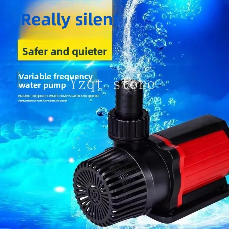 Frequency conversion water pump fish tank submersible pump fish pond air circulation high power flow adjustable ultra-quiet