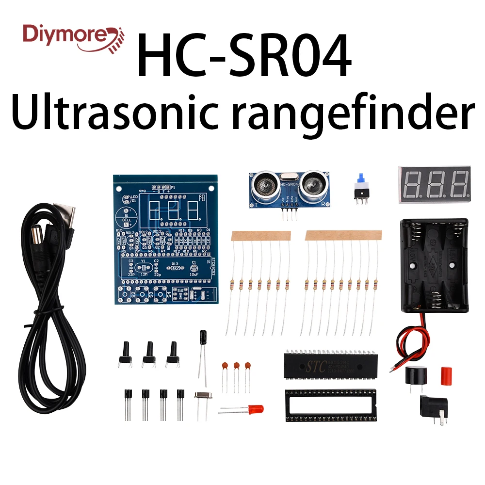 Ultrasonic Sensor Hc-Sr04 - Kit DIY de Alarme Ultrassônico com