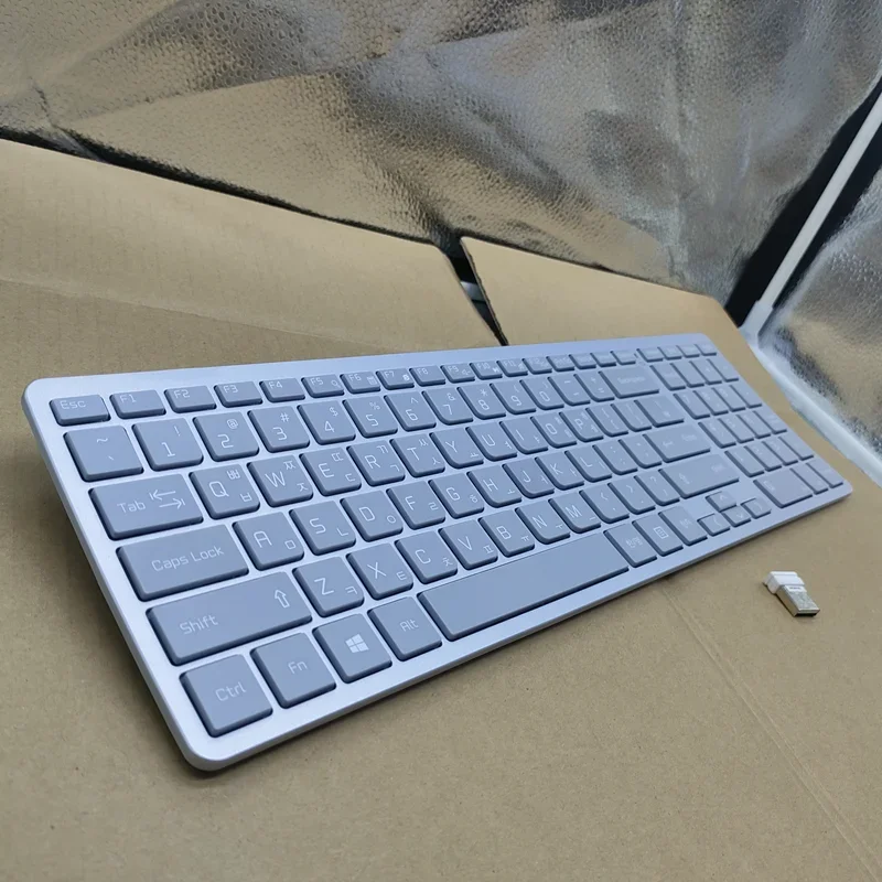 Korean layout Wireless Keyboard For LG Laptop keyboard Curved design, ultra-thin and silent