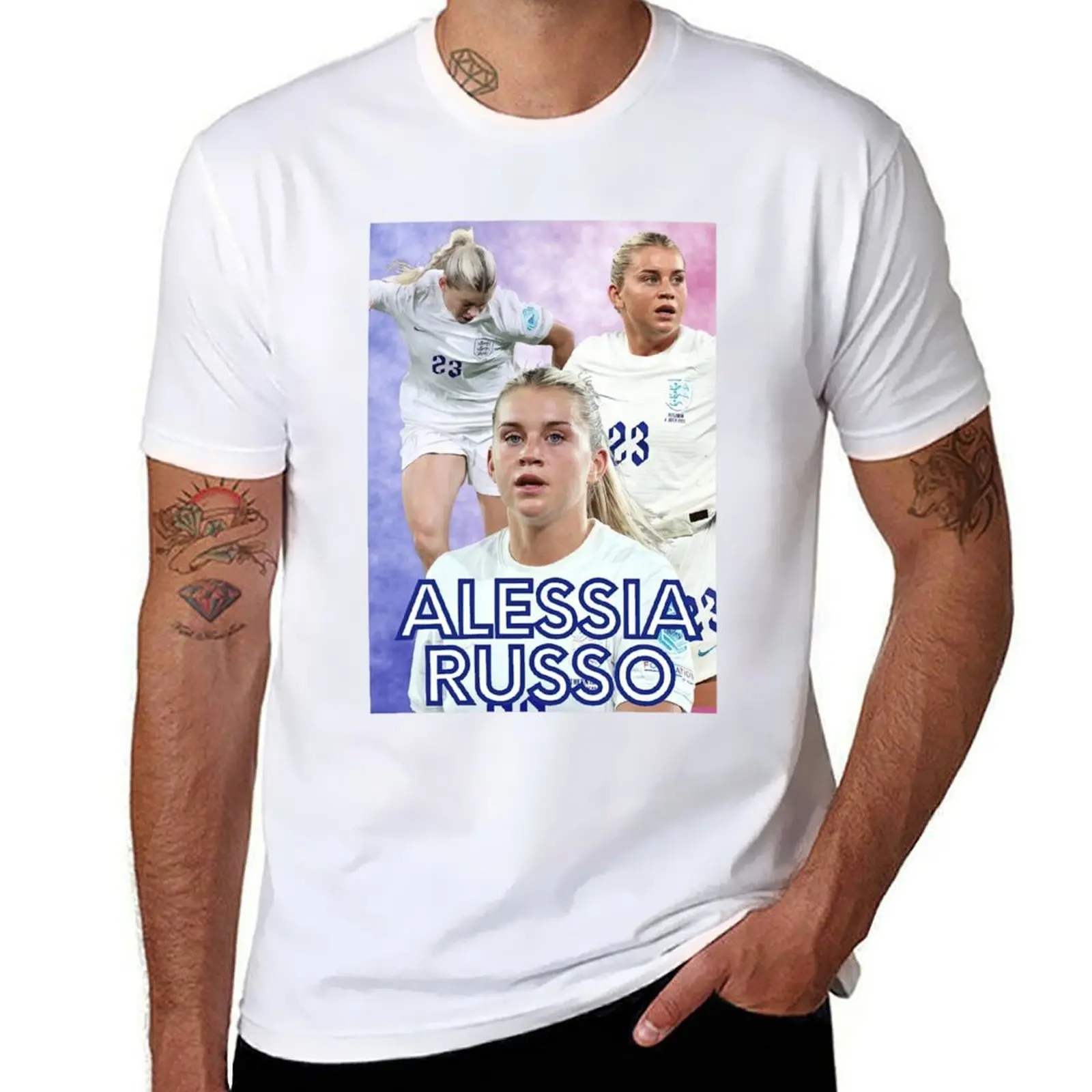 Camiseta Alessia Russo, camiseta de algodón para hombre, camisetas para hombre, camiseta