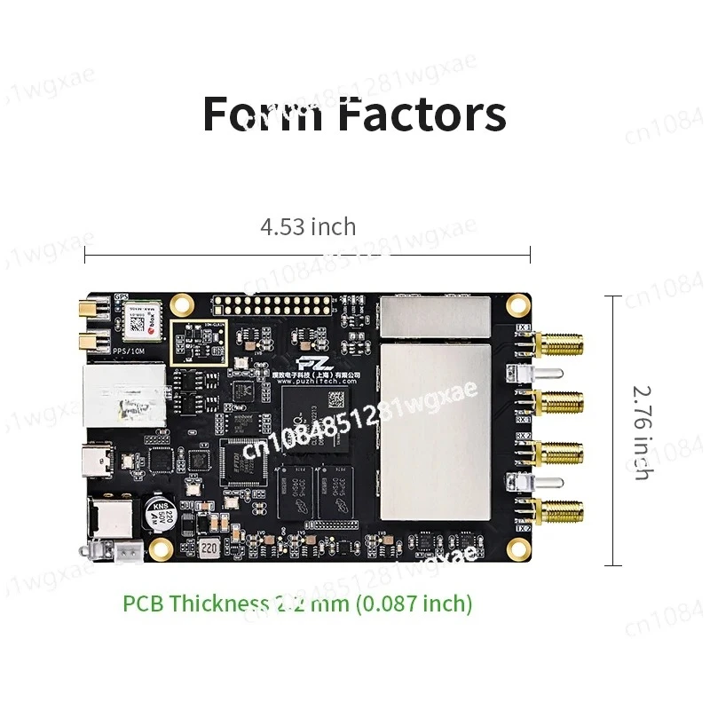 

SDR Transceiver ZYNQ7020 SoC ADI AD9361 Openwifi AD9363 Plugin PuZhi PZSDR P201Pro/P203Pro Wireless Demonstration Board