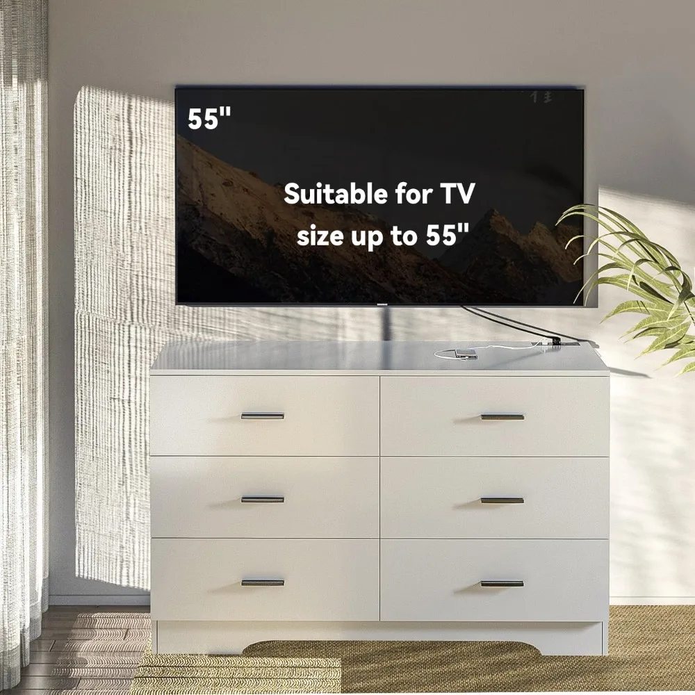 خزانة ملابس مع منافذ طاقة، خزانة خشبية مع USB ومنفذ من النوع C، منظم تخزين للأدراج لغرفة المعيشة