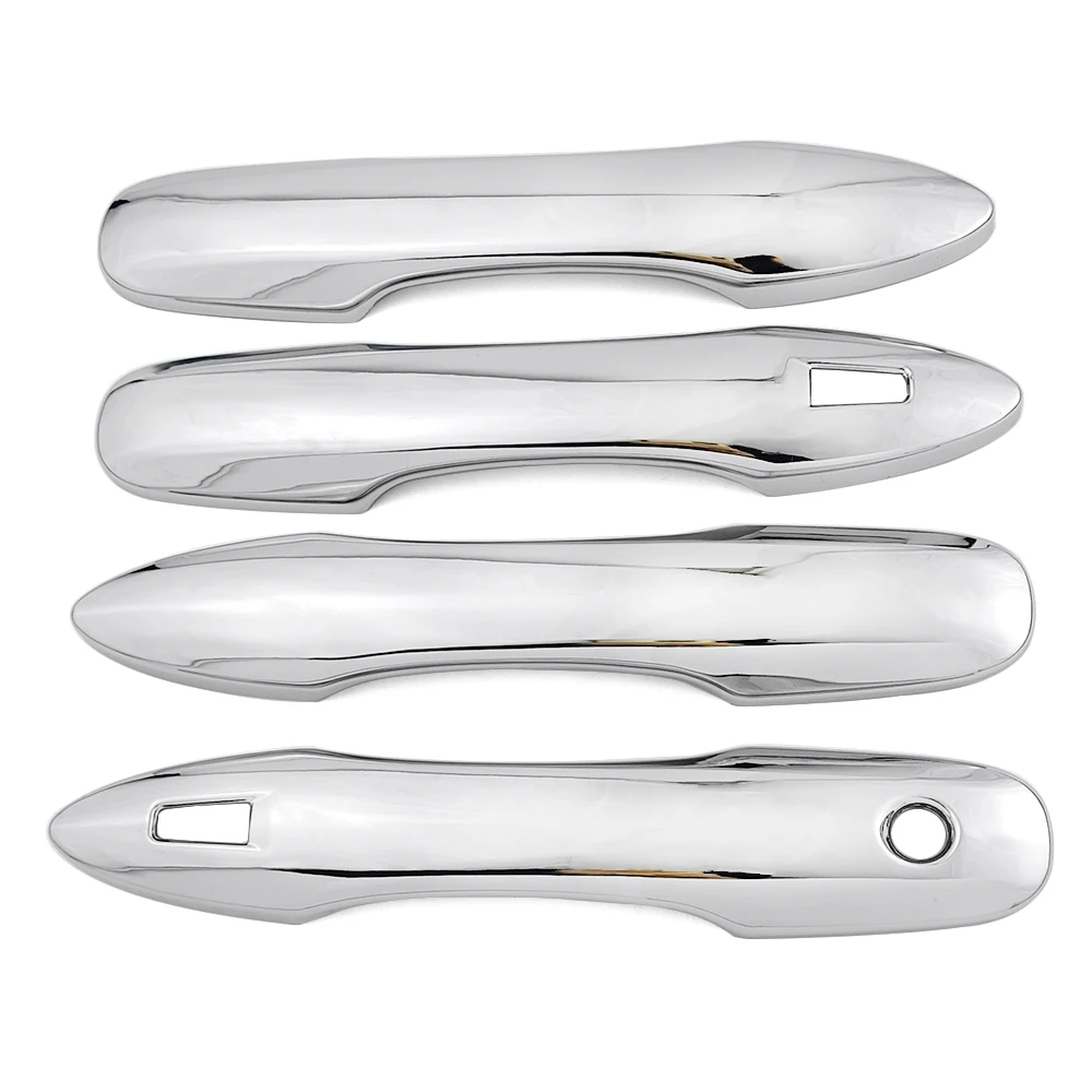 สำหรับรถยนต์โตโยต้า คัมรี่ ปี 2018-2026 โคโรลล่า ปี 2019-2025 อาวาลอน พรีอุส ฝาครอบมือจับประตูโครเมียมภายนอกรถยนต์ ป้องกันรอยขีดข่วน ตกแต่ง