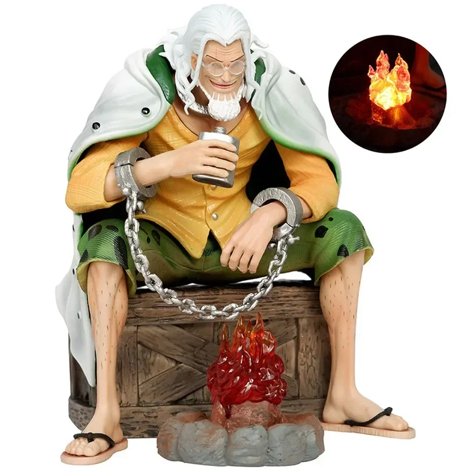 Anime Figuur Een Stuk Pluto Rayleigh Zittend In Handboeien Roger Piraten Vice Kapitein Model Ornament Collectie Verjaardagscadeau