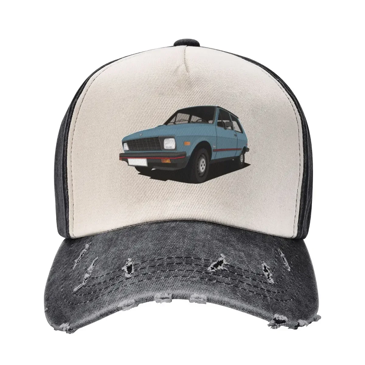 

Yugo car - blue - US version Baseball Cap hats on offer Hat Man For The Sun sun caps derby hat Baseball Men Women's