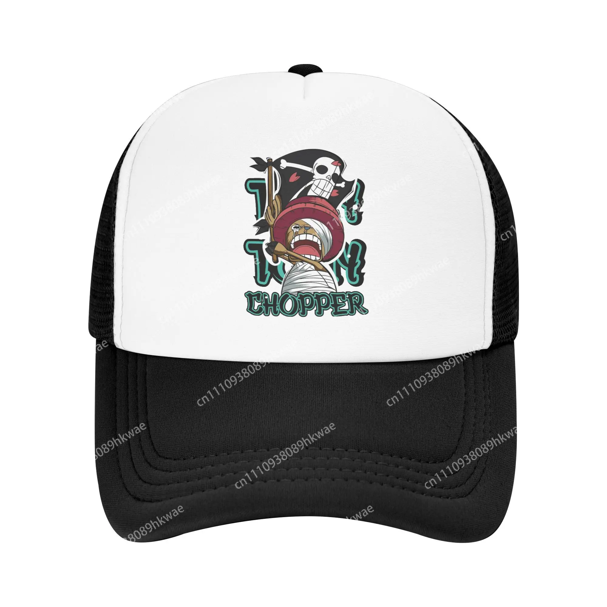 one-pieces  Jolly Roger Tony Tony Chopper Trucker Hat Unisex Hip-Hop  Mesh Baseball Cap Polyester Breathable Fishing Hat