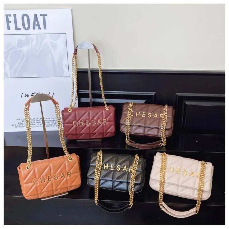 

European and American high-end luxury women's handbag leather fashion famous designer