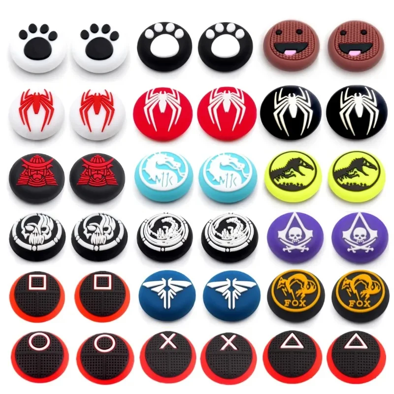 Silicone Thumb Grip Cap Cover For PS4 PS5 Playstation 5 Xbox Series XS Game Joystick Controller Accessories Thumbstick Grip Caps