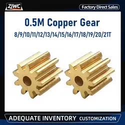 0.5M 8/9/10/11/12/13/14/15/16/17/18/19 /20/21/22Teeth 0.5Mod Gear Rack Spur Gear Precision Copper Steel Cnc Pinion Tight Fit