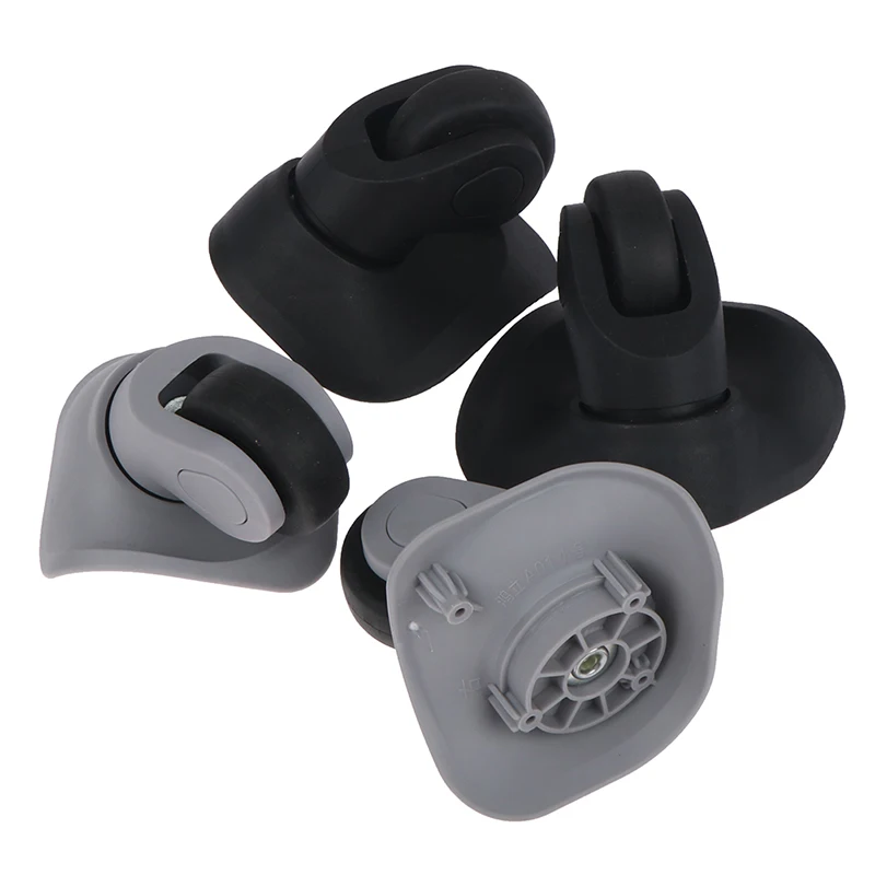 1 Pair Travel Suitcase DIY Suitcase Luggage Replacement Casters Swivel Mute Dual Roller Wheels For Travelling Bag