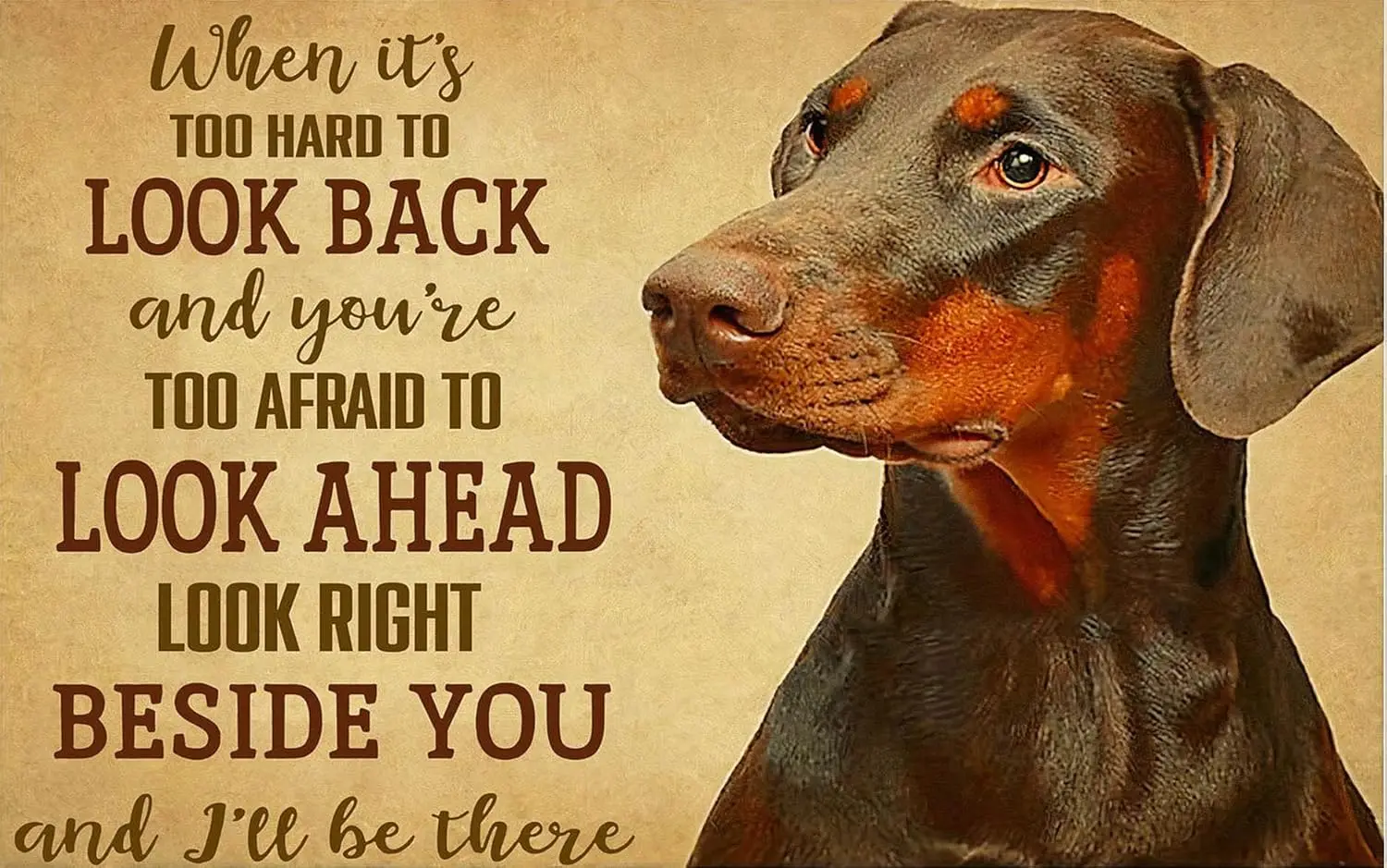 Look Ahead Look Right Dog Daschund MetalDachshund Dachshund Dachshund Dog Dog Tin Sign Home Wall Art Metal Sign Home Wall Art Ba