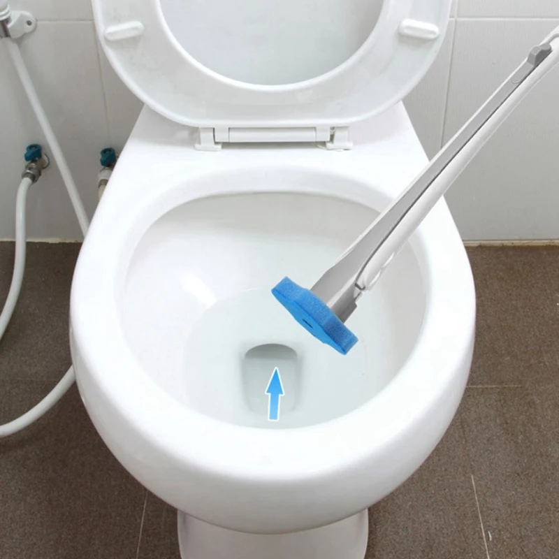 1 Juego de cabezal de repuesto para escobilla de baño limpiadora con 24 almohadillas de repuesto para inodoro, cepillo desechable para inodoro