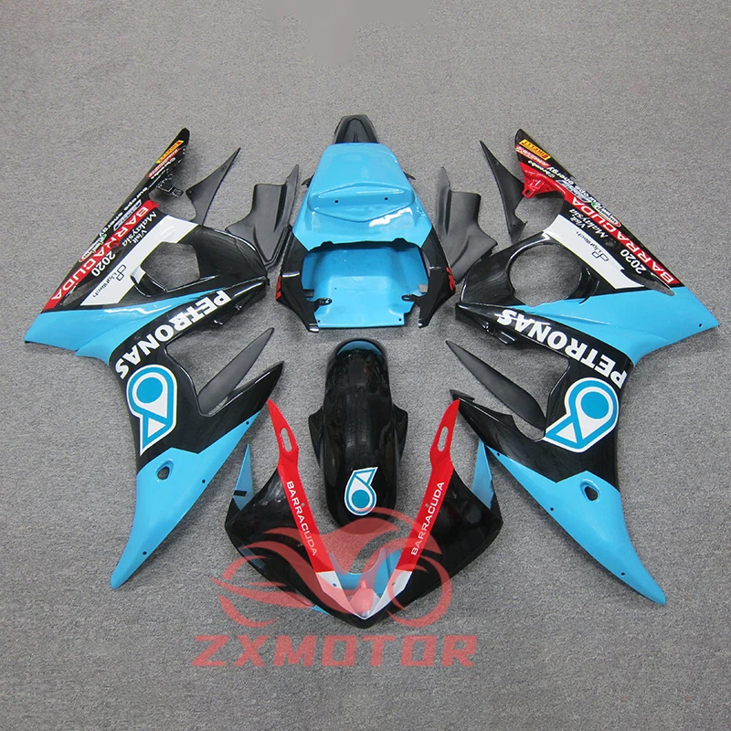 100% Fit Fairing Kit for Yamaha YZF R 6 03 04 05 Injection Plastic Full Body Racing Bike Cowling Fairings R6 2003 2004 2005