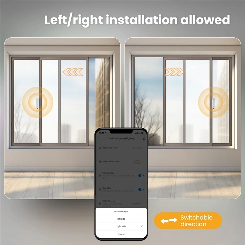 ABRU-Tuya Zigbee Smart Sliding Window Pusher Automatic Opener Closer Solar Charging App Remote Control For Alexa Google Home