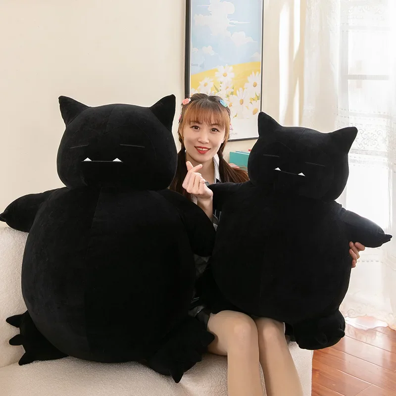 35/45/65Cm Diablo Snorlax Pokemon Knuffels Zwarte Pop Leuke Ornament Gevulde Plushie Kussen Pokémon Cadeau voor Kinderen Kawaii