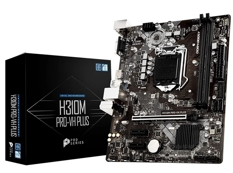 

Boxed FOR MSI H310M PRO-VH PLUS VGA HDMI supports 6789 generation CPU