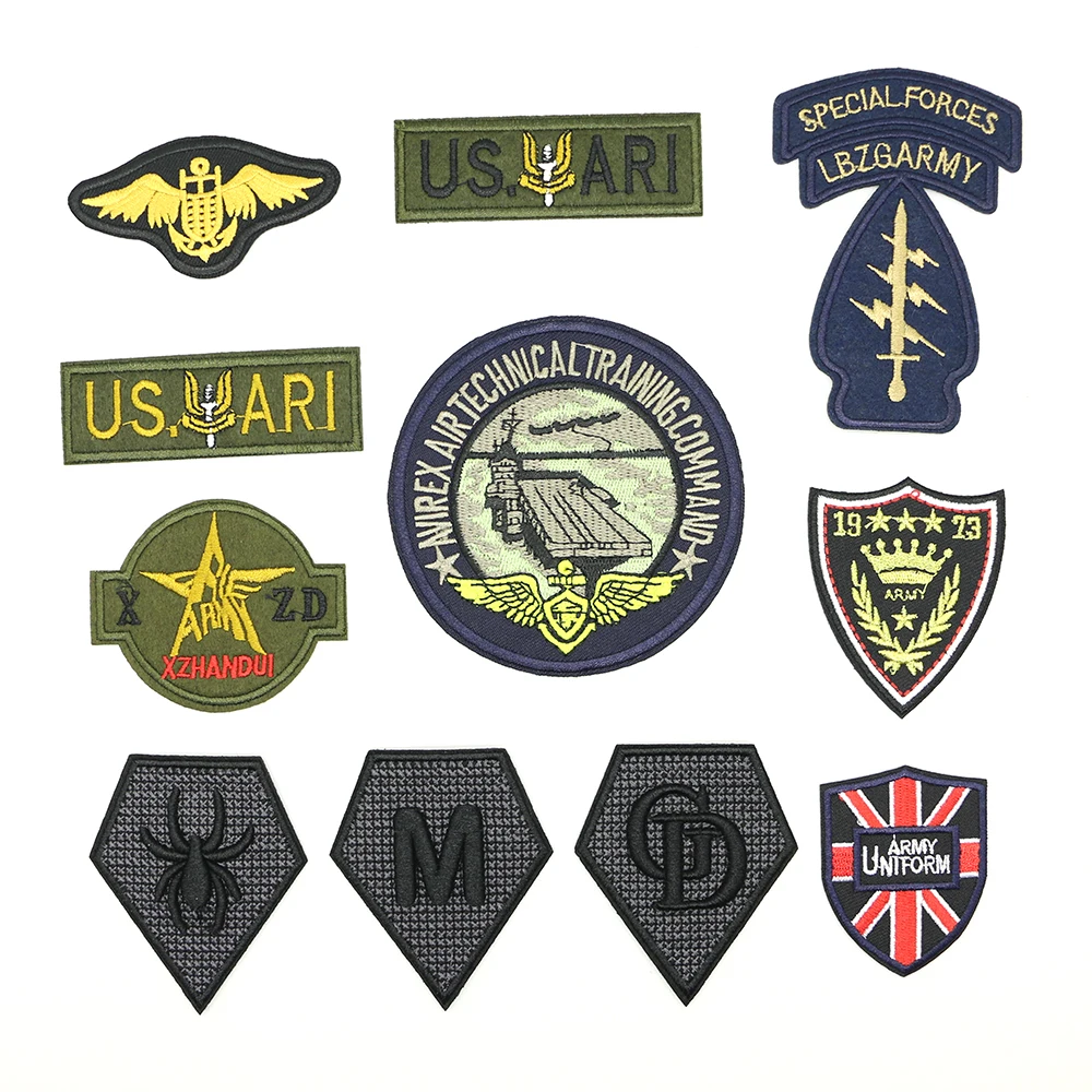 Military style iron-on badges, 1 part, star-style, Constellation Patch  Lote Parches Termoadhesivos Ropa Tactical Patch