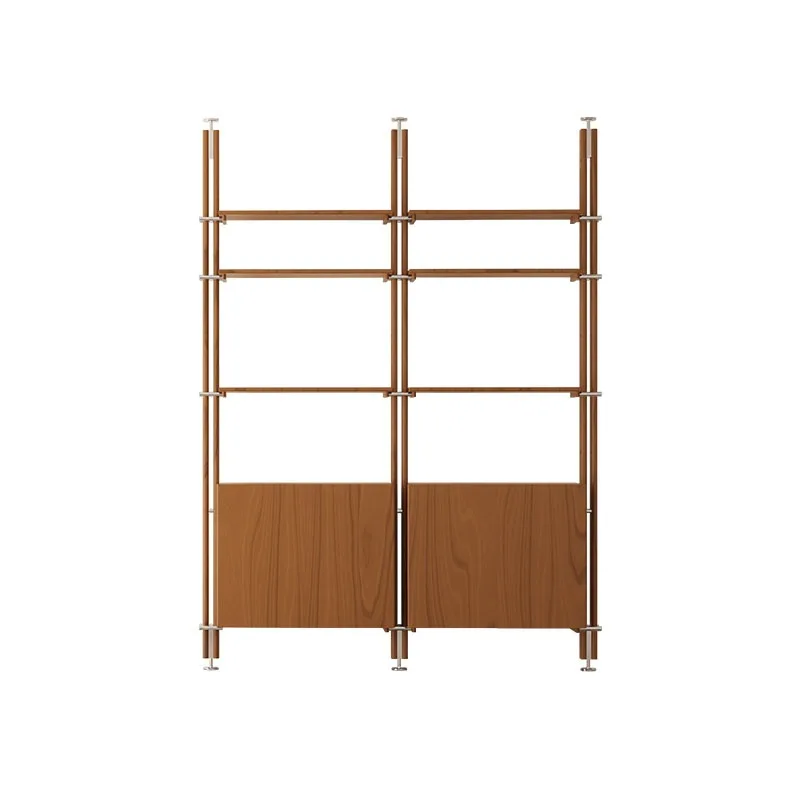 No punching retro wall combination shelf system bookshelf