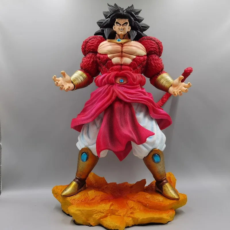 50cm Dragon Ball Anime Figures Broli Super Saiyan Anime Action Collection Model Desktop Ornaments Children Toys Holiday Gifts
