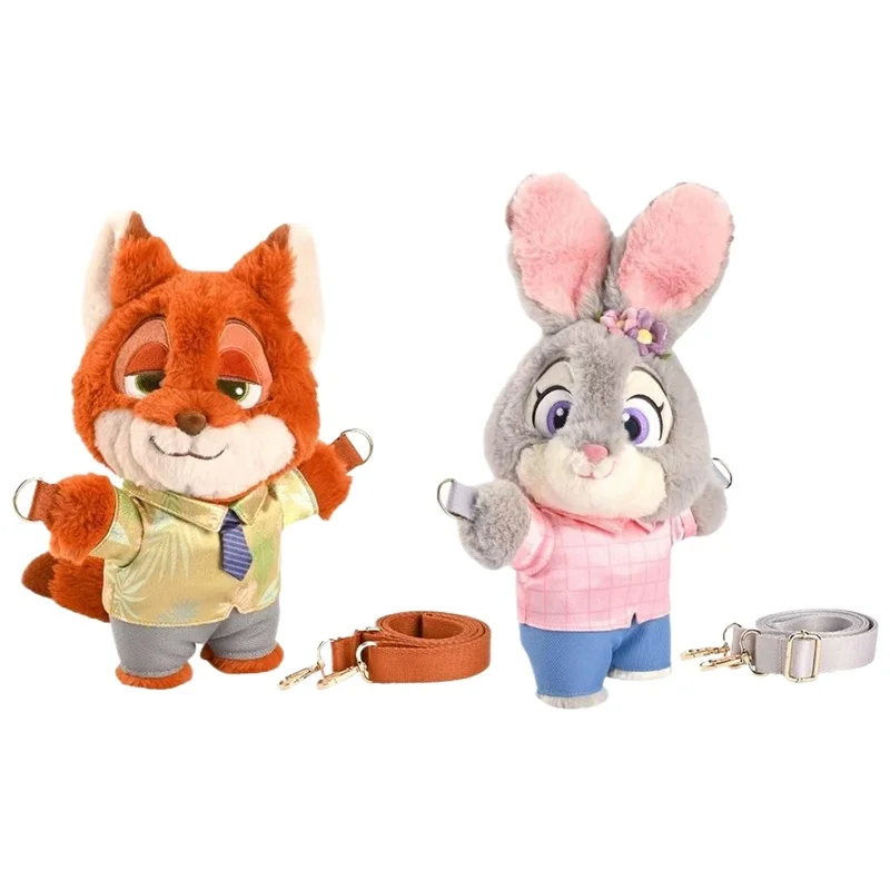 

Аниме Джуди Хопс Ник Уайльд креативный плюшевый кукольный рюкзак Kawaii большая вместительная сумка через плечо сумка на плечо праздничный подарок