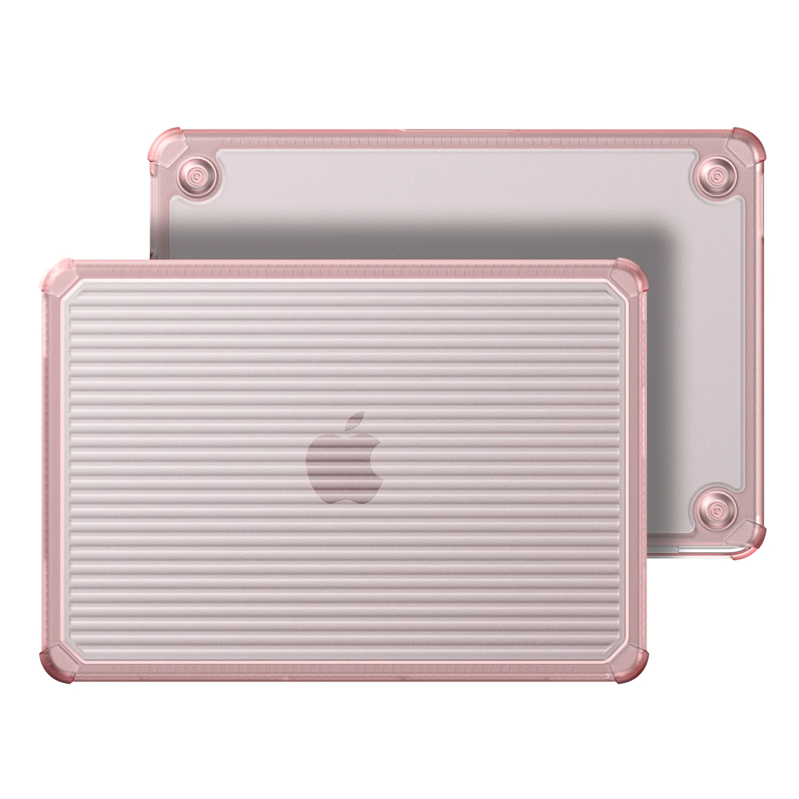 Transparante hoes voor MacBook Neo 13 2026 A3404 - 360 graden ° Bescherming Schokbestendige harde hoes Slank draagbaar anti-kras