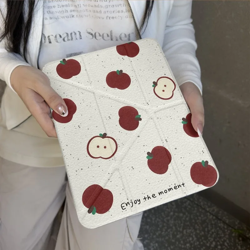 Ink Dot Apple 3+Y Fold Case for Xiaomi Pad 7/7Pro 8/8Pro 11.2 Redmi Pad SE 11 Pro 12.1 Inch Xiaomi Pad 5/5Pro 6/6Pro 11 Inch