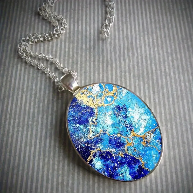 Van Gogh Artworks, Three-dimensional Glass Pendants, Necklaces, Sweater Chains, Manufacturer Wholesale