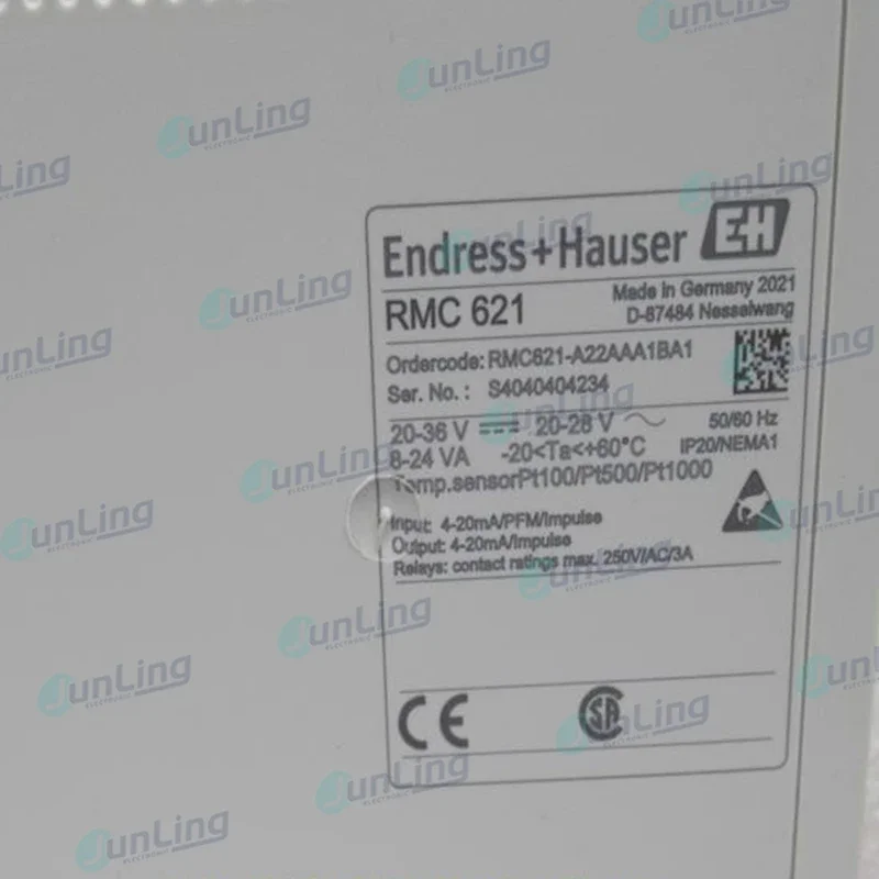 جهاز إجمالي الحرارة الجديد Endress House E+H RMC621-A22AAAA1BA1 بقعة RMC621