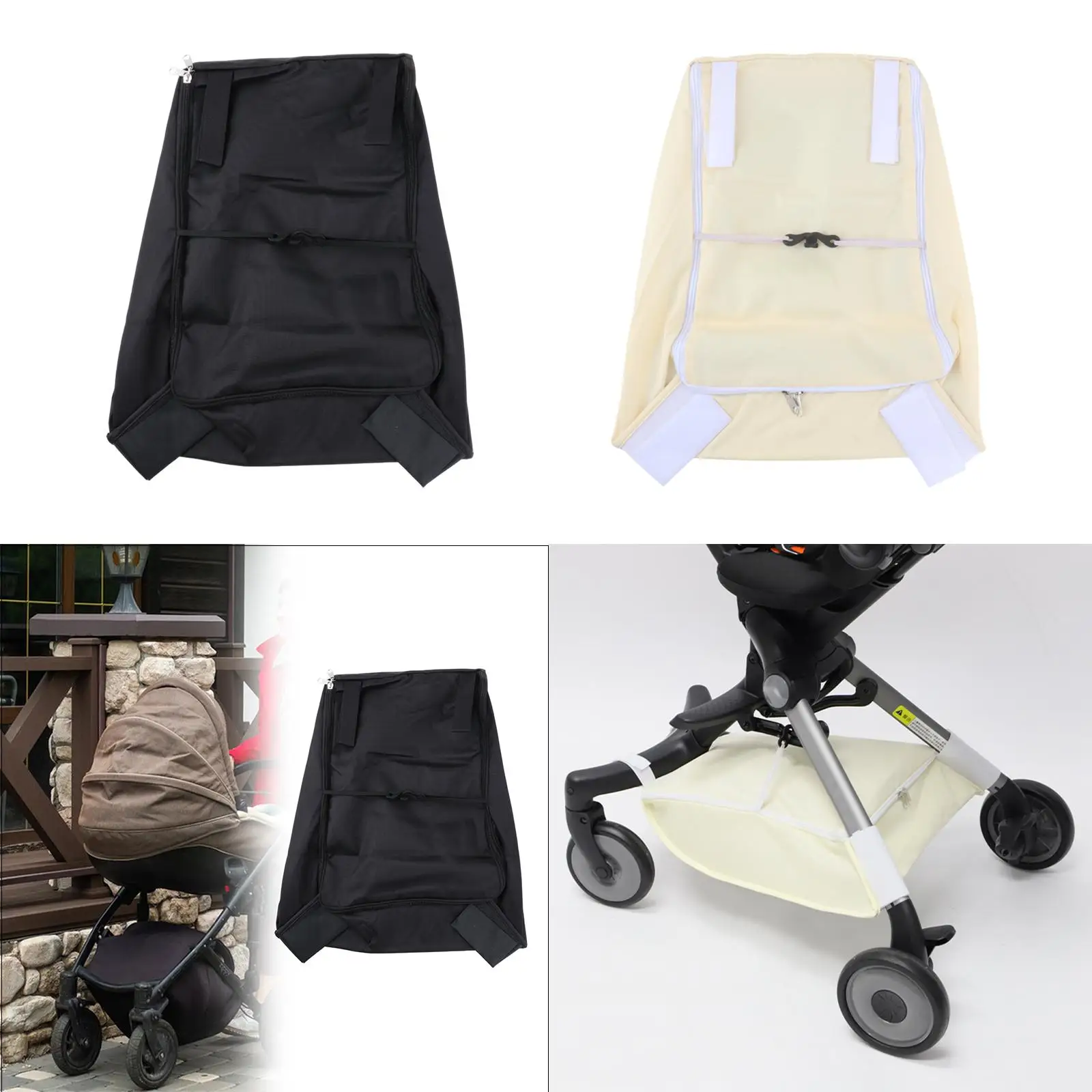 

Stroller Basket Portable Stroller Shopping Storage Case Multifunctional Stroller Organizer for Shopping Camping Outdoor Travel