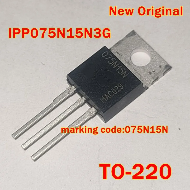 1Pcs to 100Pcs Ipp075N15N3G To-220 New Original Marking Code:075N15N N-Channel Enhanced Mosfet