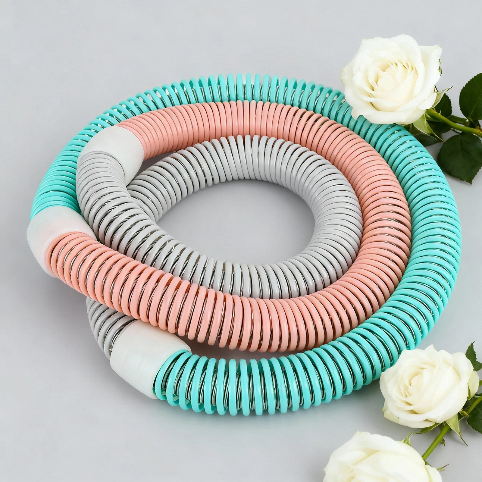 

Складной фитнес-тренажер для талии весом 3,3 фунта: портативный обруч для похудения с эргономичным дизайном для взрослых, для дома и путешествий