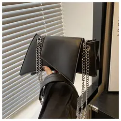 Black Fashion Luxury Woman Handbag Trend Women Girl Shoulder bag Bright PVC Crossbody PU Purses Women's Leather Tote bag