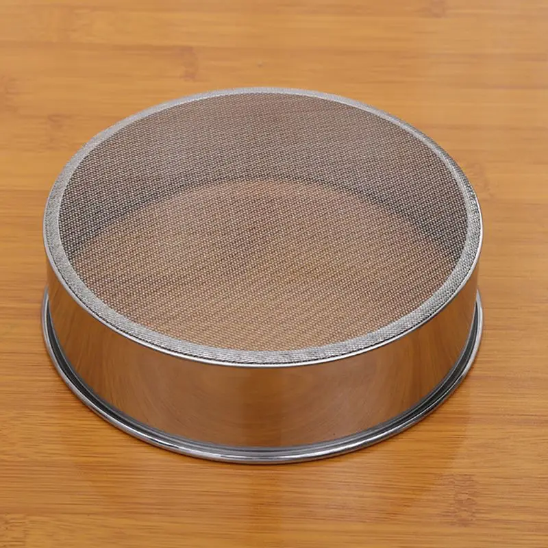 Stainless Steel Fine Mesh Oil Strainer Flour Colander Sifter Sieve Cake Baking Cooking Kitchen Tool Drop Shipping