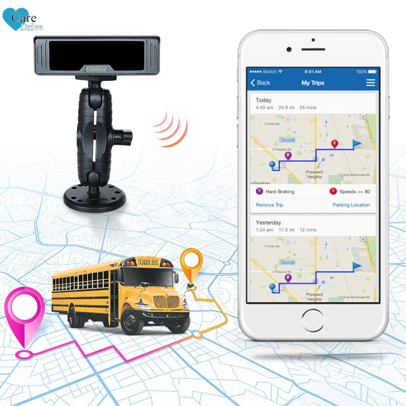 Alerta de monitoramento de driver CareDrive com sistema de condução de fadiga para controle de caminhão
