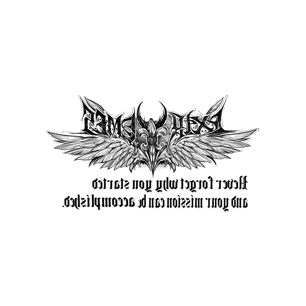

Wholesale 100 PCS Temporary Tattoo Water Transfer Sticker Beauty Body Art Black Totem Text Wing Moon Eyes for Man Woman 105x60mm