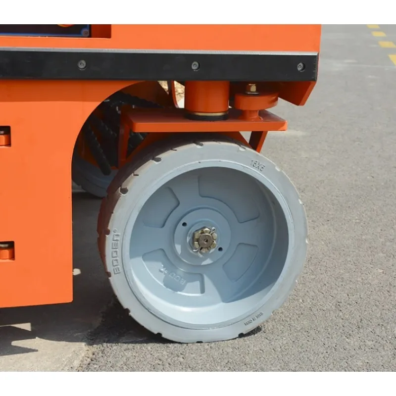 New Electric Folding Elevator Lift Tables Mini Electric Ladders Construction Scaffolding Machine Wire Rope Sling Warehouse Use