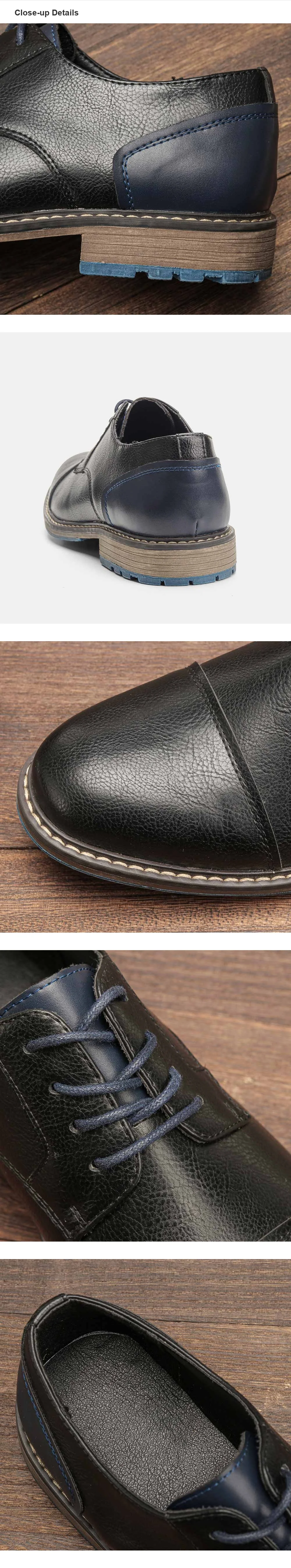 Herren Freizeitschuhe Marke 2026 Komfortable Modische Lederschuhe für Männer – Detail 4