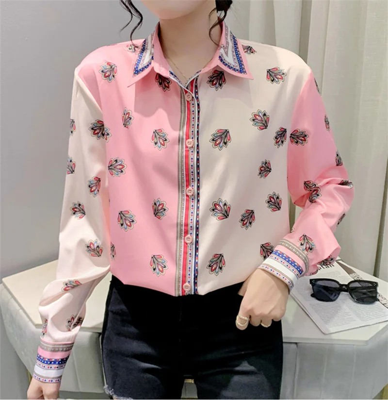 FANIECES Luxury European Style Blouse Women Long Sleeve Elegant Splicing Bow Tie Satin Vintage Shirt Casual Tops قمصان وبلوزات