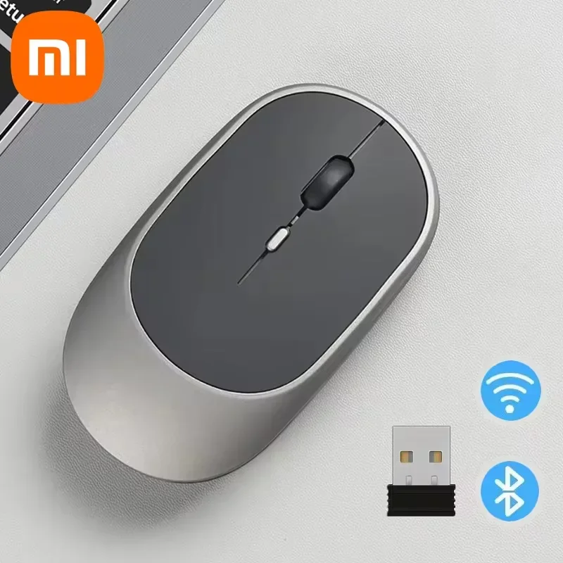 Xiaomi Wireless Mouse Bluetooth-compatible 2.4G Silent Mice Adjustable DPI USB Rechargeable Ergonomic Design Gaming Office Mouse