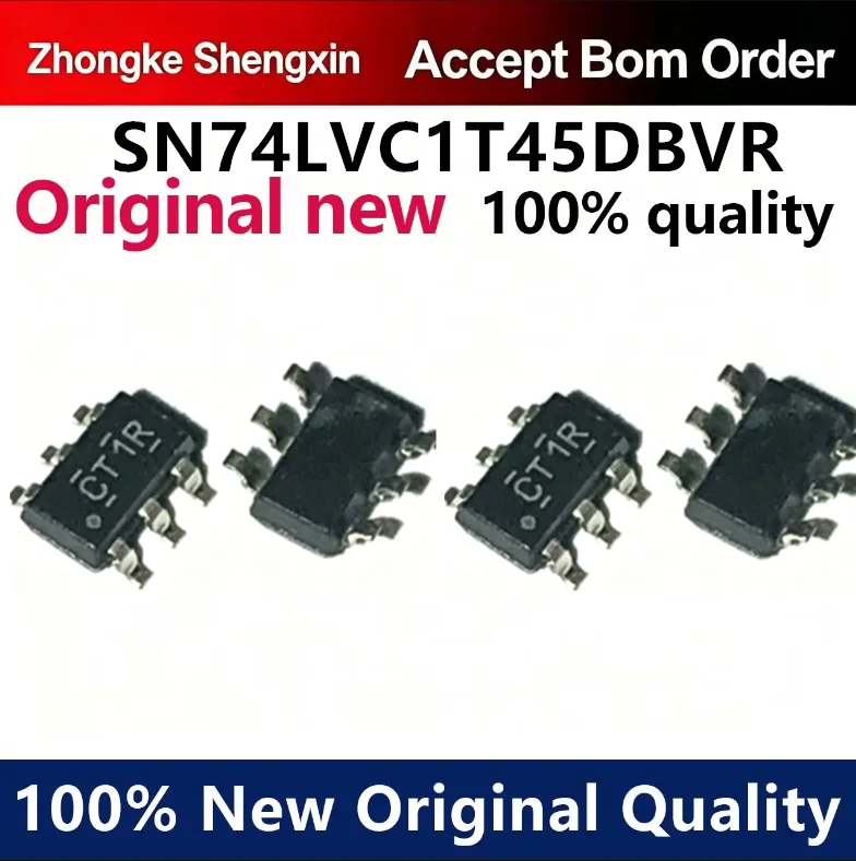 （5pcs-10pcs）New original imported SN74LVC1T45DBVR 74LVC1T45 CT1F CT1R silk screen SOT23-6