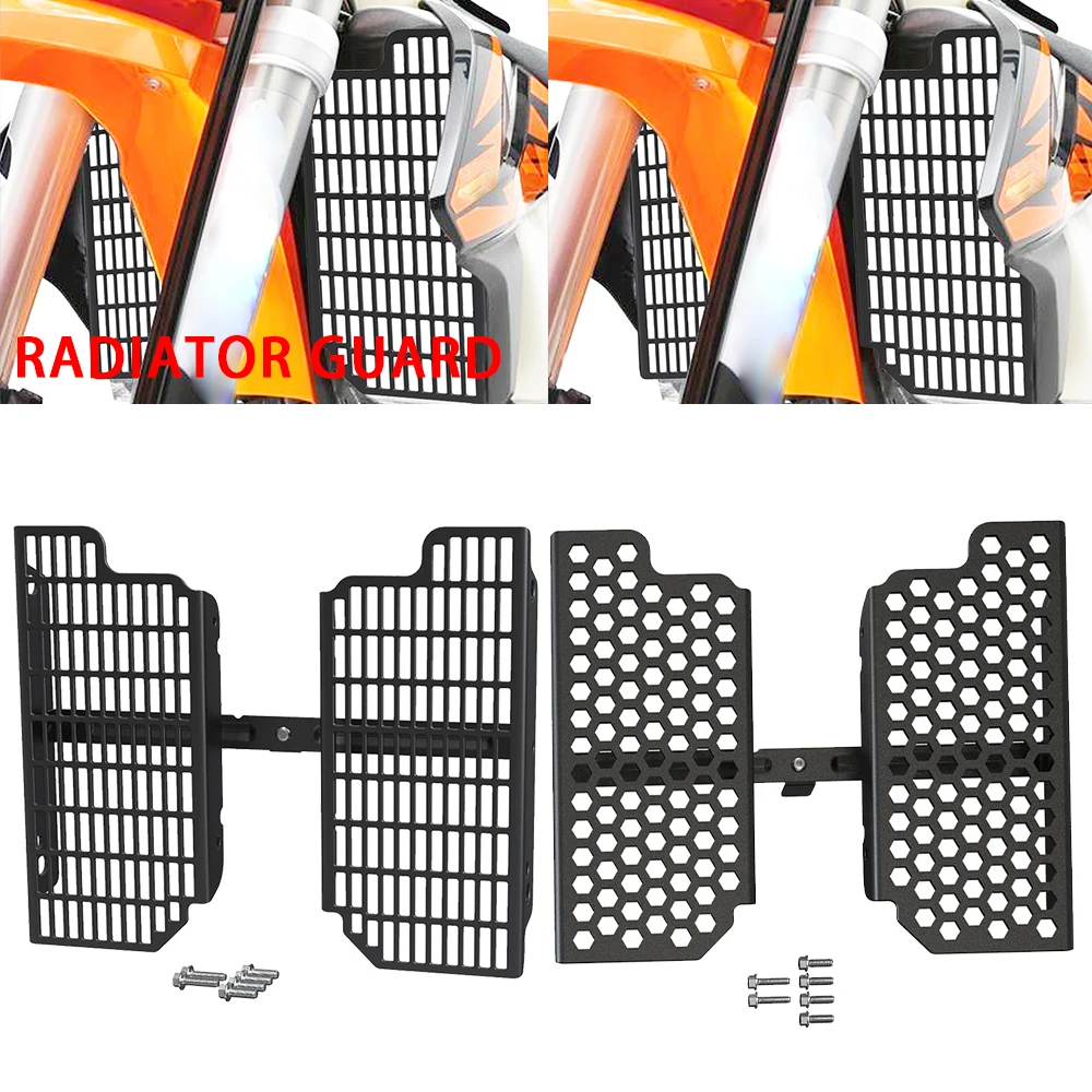 

For 250 400 450 520 525 SX EXC MXC XC-W 4-Stroke 2001 2002 2003 2004 2005 2006 2007 Motorcycle Radiator Guard Cover Protective